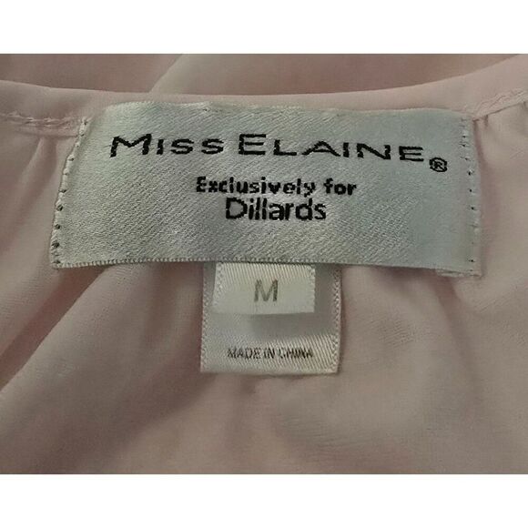 Vintage Pink Nightgown & Robe Set Embroidery Floral Details Lightweight Sleepwea - Picture 11 of 11